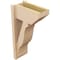 Ekena Millwork 7 1/2-in W x 14-in D x 26-in H Funston Slat Rough Cedar Woodgrain TimberThane Outlooker, Primed Tan OUTUR075X14X26FST24RCPR - alternate 4
